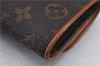 Authentic Louis Vuitton Monogram Pochette Twin PM Shoulder Bag M51854 LV 7538D