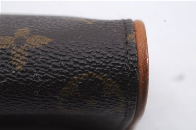 Authentic Louis Vuitton Monogram Pochette Twin PM Shoulder Bag M51854 LV 7538D