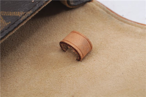 Authentic Louis Vuitton Monogram Pochette Twin PM Shoulder Bag M51854 LV 7538D