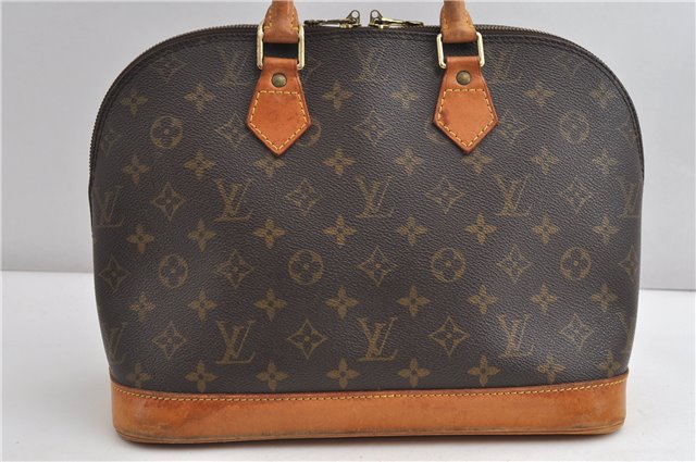 Authentic Louis Vuitton Monogram Alma Hand Bag Purse M51130 LV 7538F