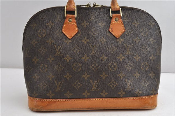 Authentic Louis Vuitton Monogram Alma Hand Bag Purse M51130 LV 7538F