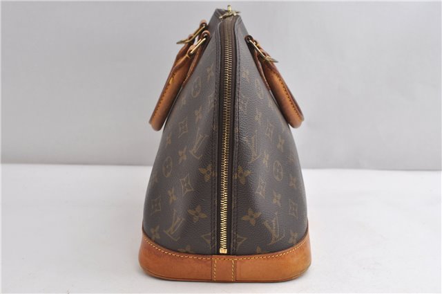 Authentic Louis Vuitton Monogram Alma Hand Bag Purse M51130 LV 7538F