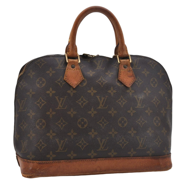 Authentic Louis Vuitton Monogram Alma Hand Bag M51130 LV 7541D