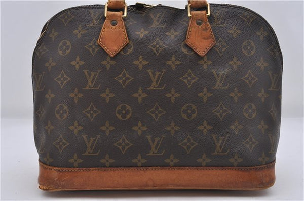 Authentic Louis Vuitton Monogram Alma Hand Bag M51130 LV 7541D