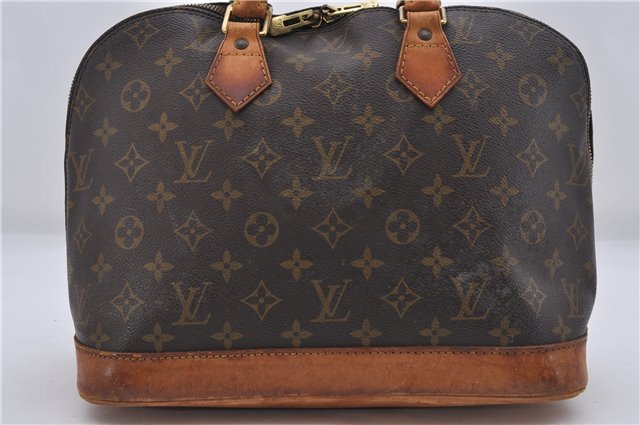 Authentic Louis Vuitton Monogram Alma Hand Bag M51130 LV 7541D