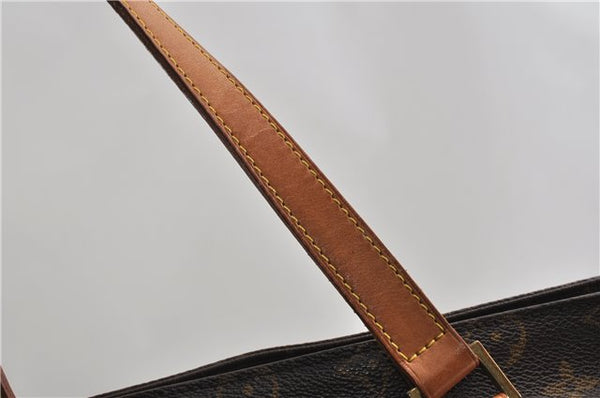 Authentic Louis Vuitton Monogram Cabas Piano Shoulder Tote Bag M51148 LV 7541F