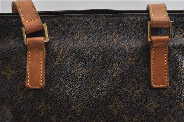 Authentic Louis Vuitton Monogram Cabas Piano Shoulder Tote Bag M51148 LV 7541F