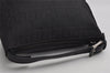 Authentic FENDI Zucchino Vintage Hand Bag Purse Canvas Leather Black 7541I