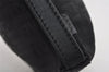 Authentic FENDI Zucchino Vintage Hand Bag Purse Canvas Leather Black 7541I