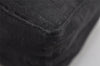Authentic FENDI Zucchino Vintage Hand Bag Purse Canvas Leather Black 7541I