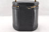 Authentic Louis Vuitton Epi Cannes Cosmetic Hand Bag Purse Black M48032 LV 7542I