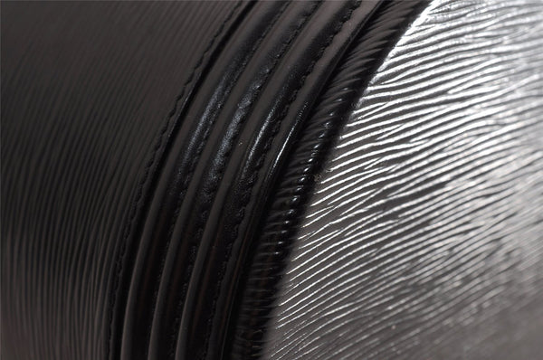 Authentic Louis Vuitton Epi Cannes Cosmetic Hand Bag Purse Black M48032 LV 7542I