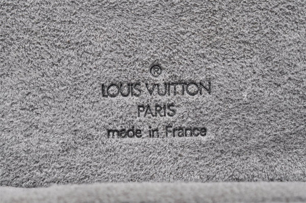 Authentic Louis Vuitton Epi Cannes Cosmetic Hand Bag Purse Black M48032 LV 7542I