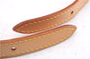 Authentic Louis Vuitton Leather Shoulder Strap For Bucket PM 27.6" Beige 7543E