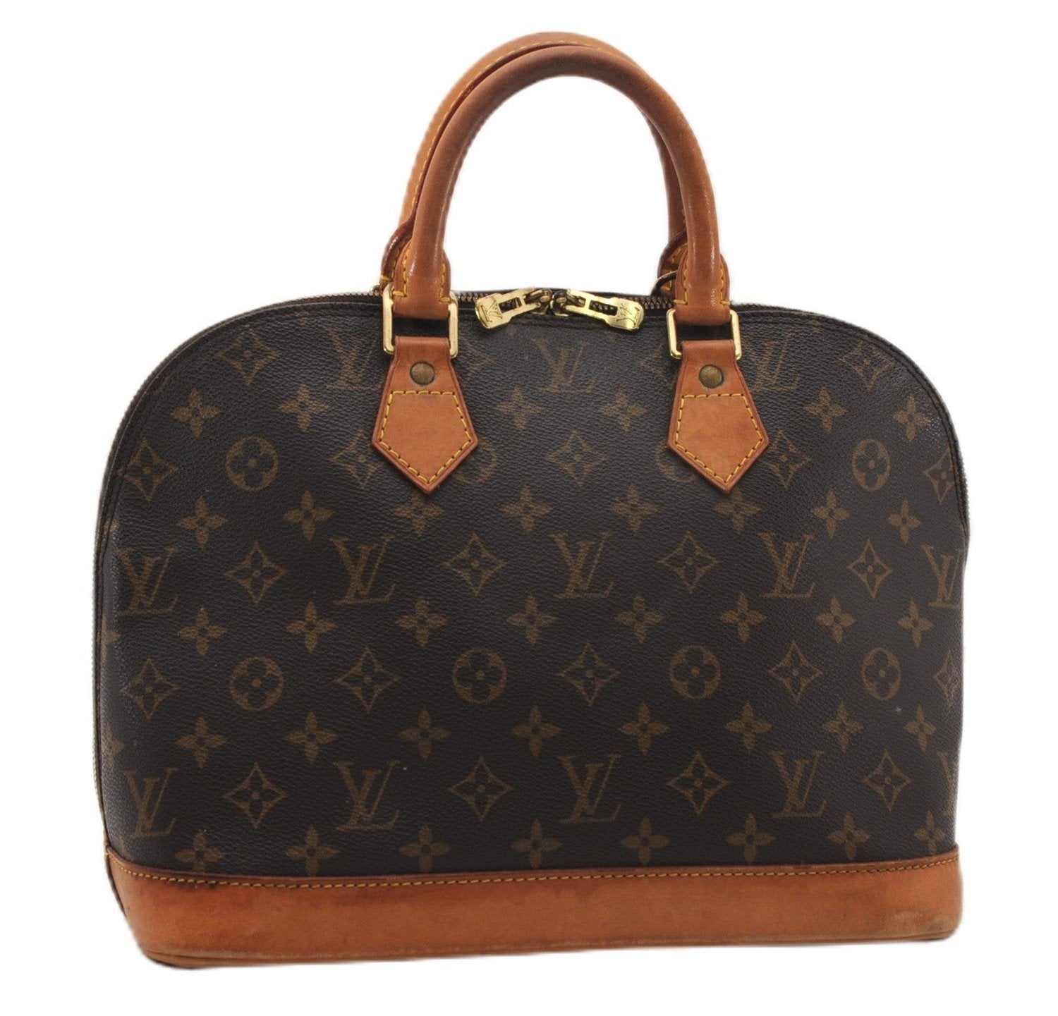 Authentic Louis Vuitton Monogram Alma Hand Bag Purse M51130 LV 7544F