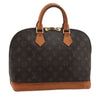 Authentic Louis Vuitton Monogram Alma Hand Bag Purse M51130 LV 7544F