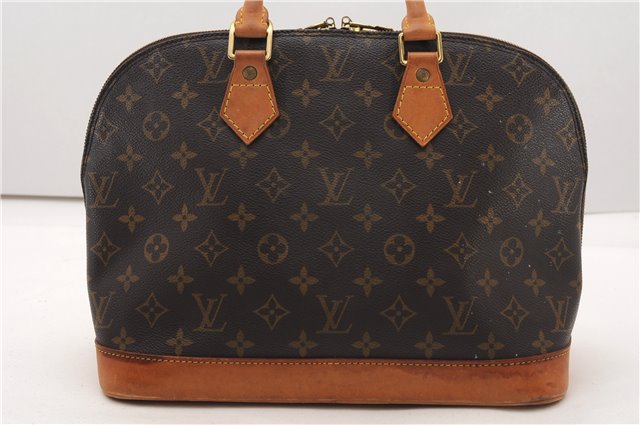Authentic Louis Vuitton Monogram Alma Hand Bag Purse M51130 LV 7544F