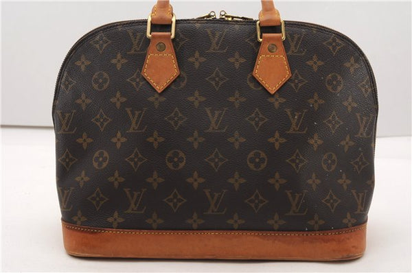 Authentic Louis Vuitton Monogram Alma Hand Bag Purse M51130 LV 7544F