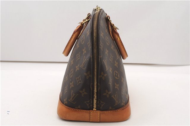 Authentic Louis Vuitton Monogram Alma Hand Bag Purse M51130 LV 7544F