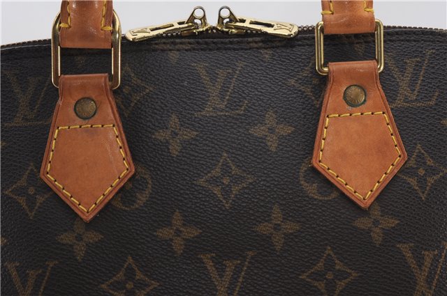 Authentic Louis Vuitton Monogram Alma Hand Bag Purse M51130 LV 7544F