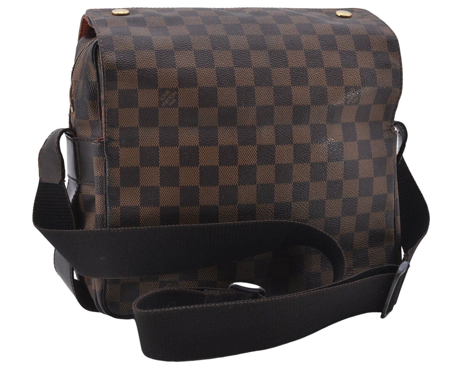 Authentic Louis Vuitton Damier Naviglio Shoulder Cross Body Bag N45255 LV 7545D