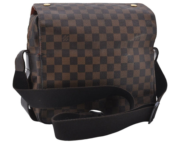 Authentic Louis Vuitton Damier Naviglio Shoulder Cross Body Bag N45255 LV 7545D