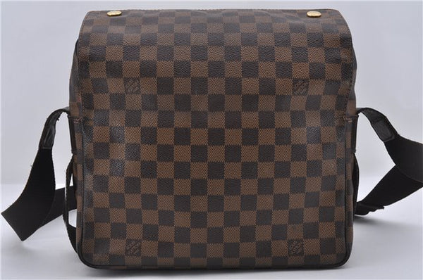 Authentic Louis Vuitton Damier Naviglio Shoulder Cross Body Bag N45255 LV 7545D