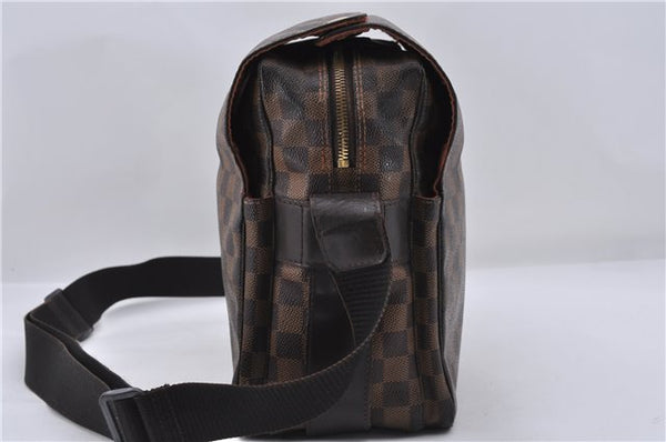 Authentic Louis Vuitton Damier Naviglio Shoulder Cross Body Bag N45255 LV 7545D