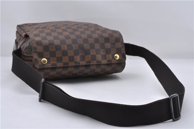Authentic Louis Vuitton Damier Naviglio Shoulder Cross Body Bag N45255 LV 7545D
