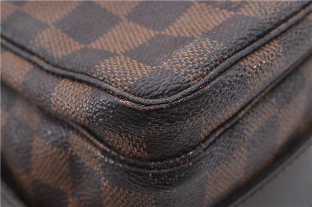 Authentic Louis Vuitton Damier Naviglio Shoulder Cross Body Bag N45255 LV 7545D