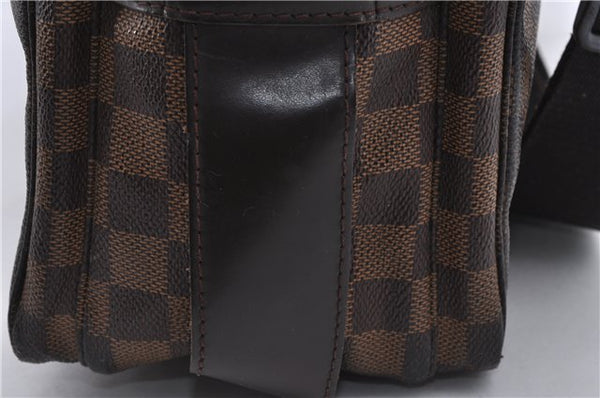Authentic Louis Vuitton Damier Naviglio Shoulder Cross Body Bag N45255 LV 7545D