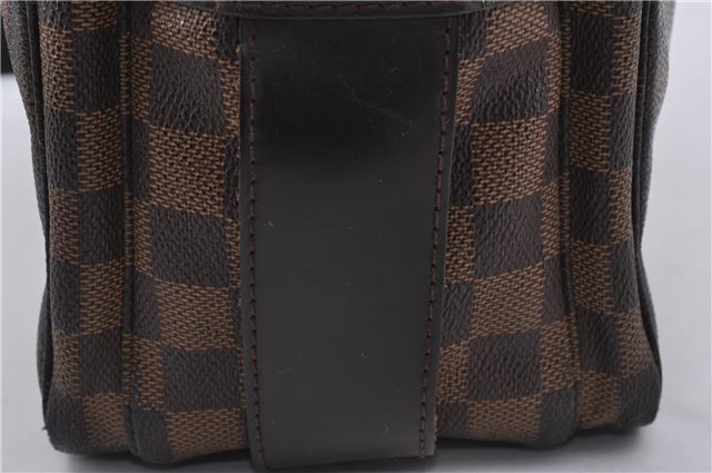 Authentic Louis Vuitton Damier Naviglio Shoulder Cross Body Bag N45255 LV 7545D