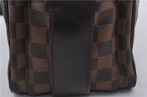 Authentic Louis Vuitton Damier Naviglio Shoulder Cross Body Bag N45255 LV 7545D