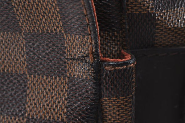 Authentic Louis Vuitton Damier Naviglio Shoulder Cross Body Bag N45255 LV 7545D