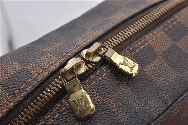 Authentic Louis Vuitton Damier Naviglio Shoulder Cross Body Bag N45255 LV 7545D