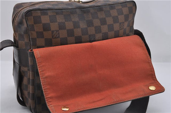 Authentic Louis Vuitton Damier Naviglio Shoulder Cross Body Bag N45255 LV 7545D