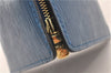Authentic Louis Vuitton Epi Sac Triangle Hand Bag Blue M52095 LV 7545F