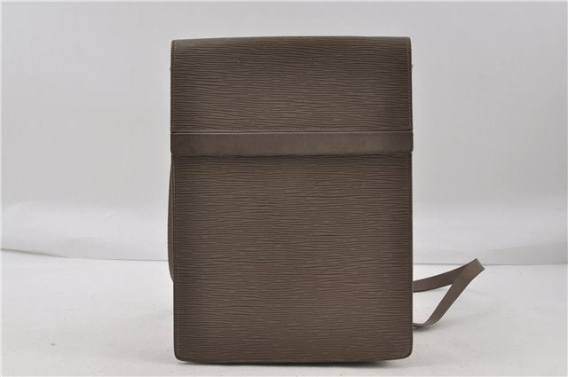 Authentic Louis Vuitton Epi Ramatuelle Shoulder Cross Bag Gray M5247C LV 7554D