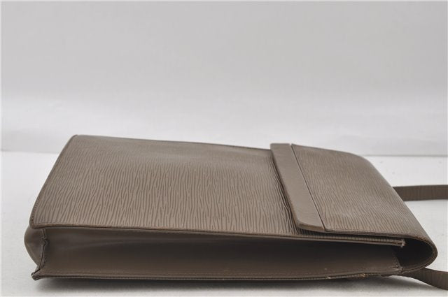 Authentic Louis Vuitton Epi Ramatuelle Shoulder Cross Bag Gray M5247C LV 7554D