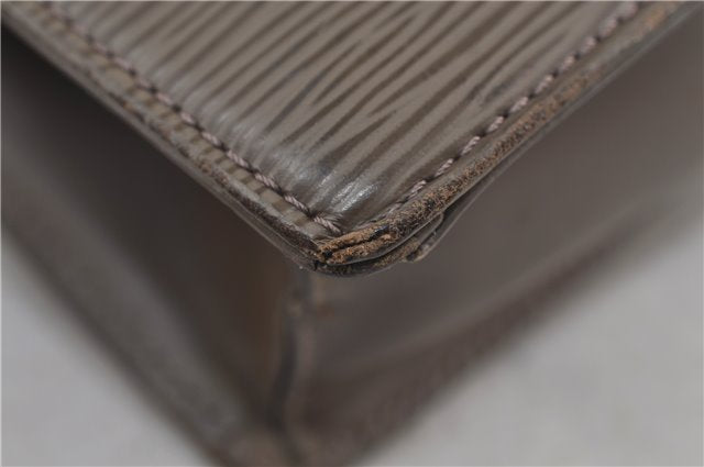 Authentic Louis Vuitton Epi Ramatuelle Shoulder Cross Bag Gray M5247C LV 7554D