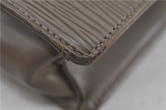 Authentic Louis Vuitton Epi Ramatuelle Shoulder Cross Bag Gray M5247C LV 7554D