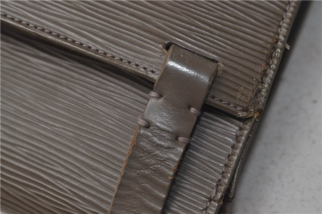 Authentic Louis Vuitton Epi Ramatuelle Shoulder Cross Bag Gray M5247C LV 7554D