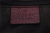 Authentic GUCCI Shoulder Cross Body Bag Purse GG Canvas Leather Brown Red 7559D