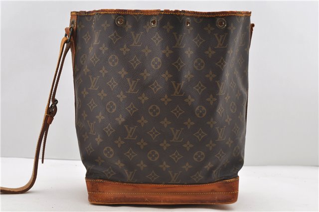 Authentic LOUIS VUITTON Monogram Noe Shoulder Bag M42224 LV Junk 7560C