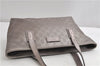 Authentic GUCCI GG Imprime Shoulder Tote Bag PVC Leather 211138 Purple 7561F