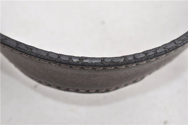 Authentic GUCCI GG Imprime Shoulder Tote Bag PVC Leather 211138 Purple 7561F