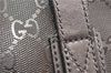Authentic GUCCI GG Imprime Shoulder Tote Bag PVC Leather 211138 Purple 7561F