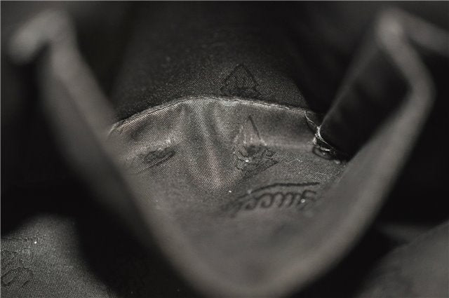 Authentic GUCCI GG Imprime Shoulder Tote Bag PVC Leather 211138 Purple 7561F