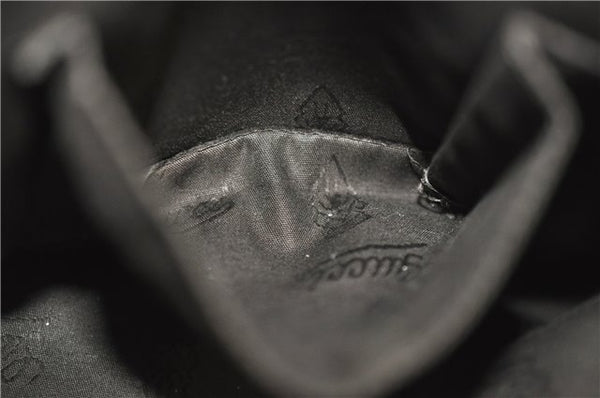 Authentic GUCCI GG Imprime Shoulder Tote Bag PVC Leather 211138 Purple 7561F