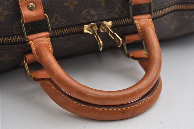 Authentic Louis Vuitton Monogram Keepall Bandouliere 50 M41416 Boston Bag 7565F